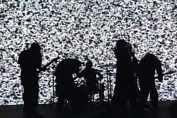 Korn Sillouette At Here to Stay Video Shoot